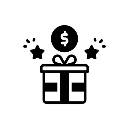 Icon for bonus, giftのイラスト素材
