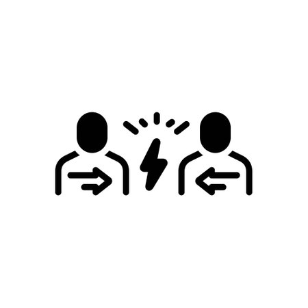 Icon for confrontation, encounterのイラスト素材