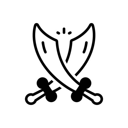 Icon for battle, swordsのイラスト素材