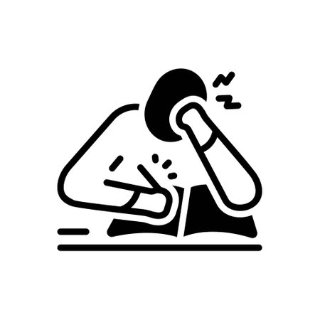 Icon for difficulty, dyslexiaのイラスト素材