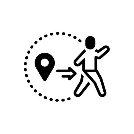 Icon for out of zone, zoneのイラスト素材