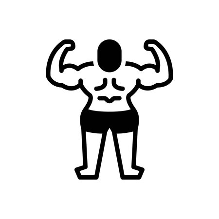 Icon for fitness, gymのイラスト素材