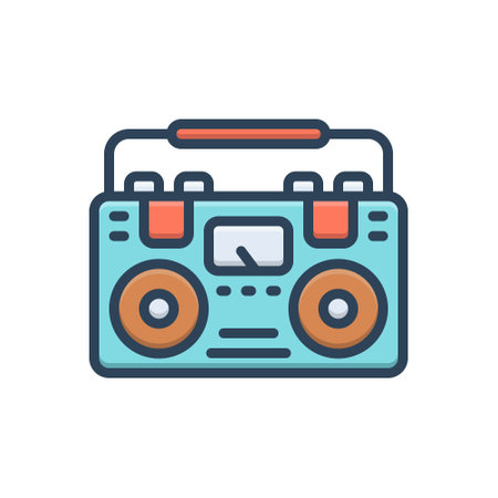 Icon for radio, primitiveのイラスト素材