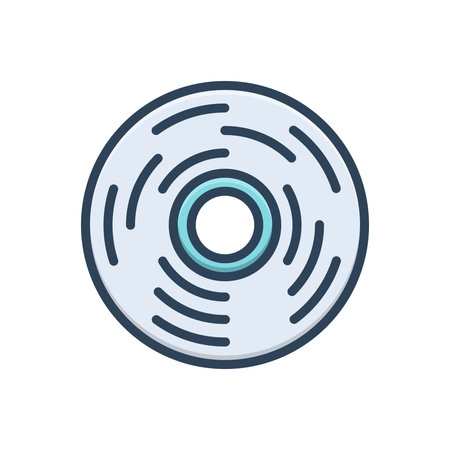 Icon for vinyl, musicのイラスト素材