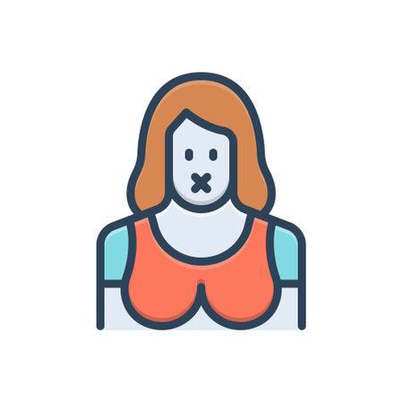 Icon for prohibited, muteのイラスト素材