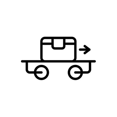 Icon for carry, haulのイラスト素材