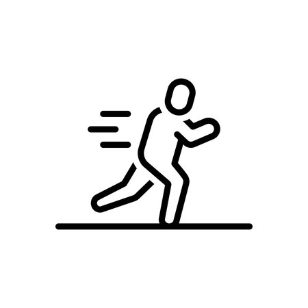 Icon for running, runのイラスト素材