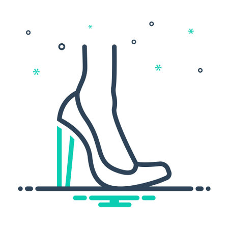 Icon for high heel, highのイラスト素材