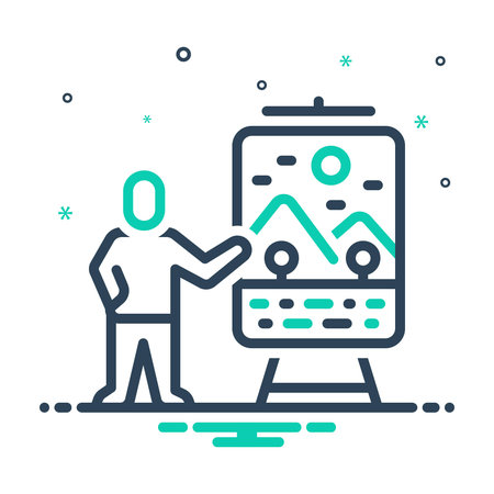 Icon for painting, drawingのイラスト素材