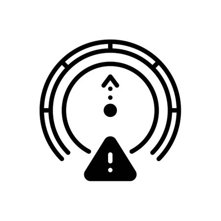 Icon for indicator, cautionのイラスト素材