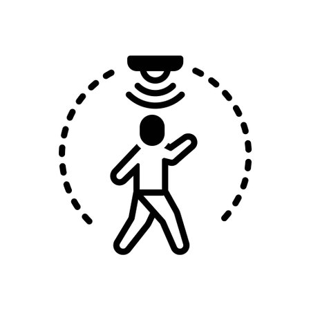 Icon for motion sensor, motionのイラスト素材