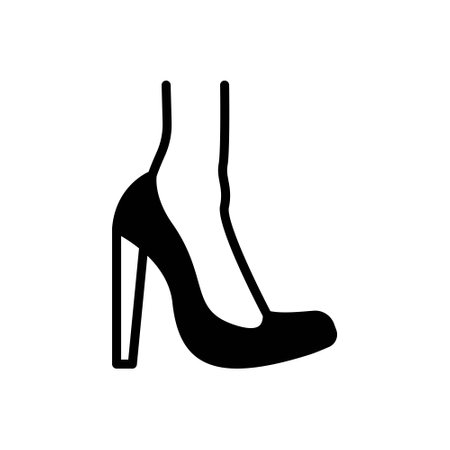 Icon for high heel, highのイラスト素材