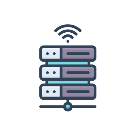 Icon for server, web serverのイラスト素材