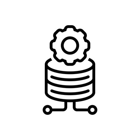 Icon for data, storageのイラスト素材