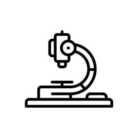 Icon for microscope, laboratoryのイラスト素材