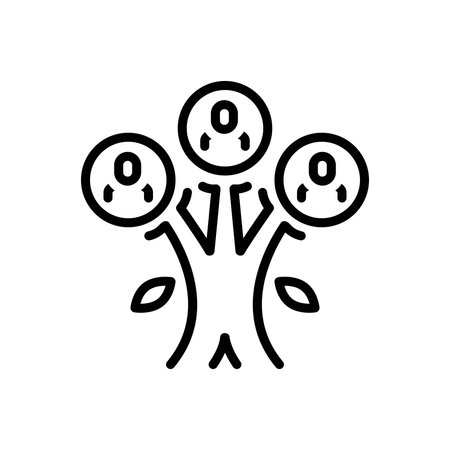 Icon for family tree, familyのイラスト素材