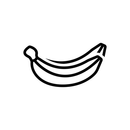 Icon for banana, plantainsのイラスト素材