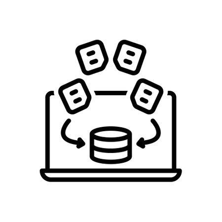 Icon for data collection, dataのイラスト素材