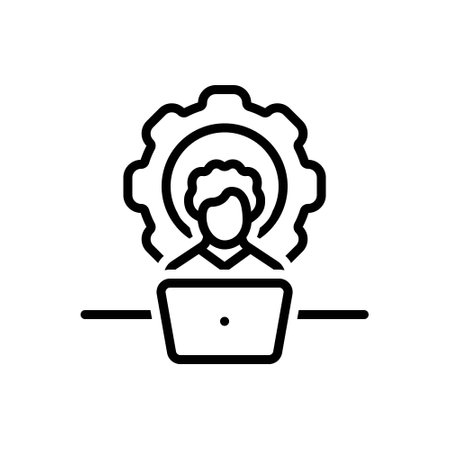 Icon for service, employのイラスト素材