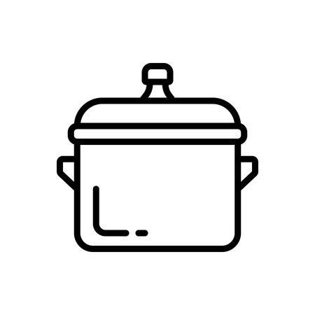 Icon for pot, utensilのイラスト素材