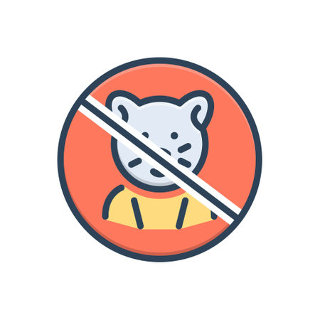 Icon for not allowed, forbiddenのイラスト素材