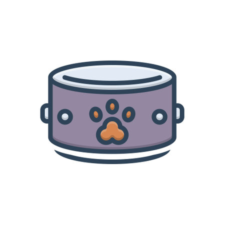 Icon for pet bowl, petのイラスト素材