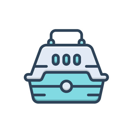 Icon for pet carrier, petのイラスト素材