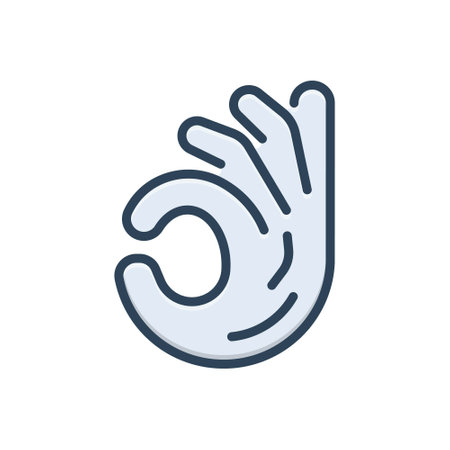 Icon for non verbal, pointingのイラスト素材
