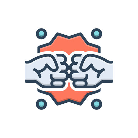 Icon for fight, brawlのイラスト素材