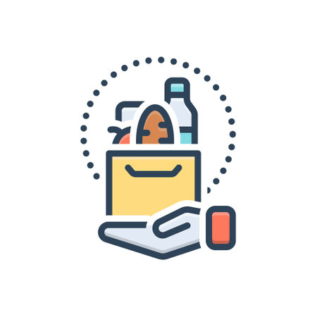 Icon for charity, collectsのイラスト素材