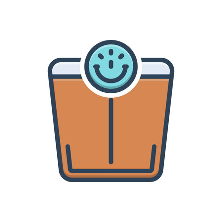 Icon for bodyscale, weighingのイラスト素材
