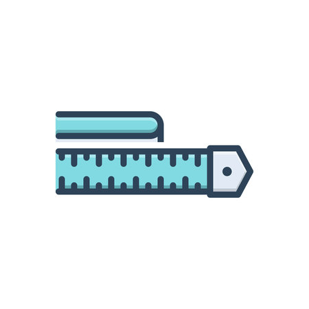 Icon for centimeter, geometricのイラスト素材