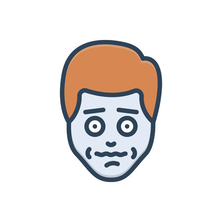 Icon for nervous, disturbingのイラスト素材