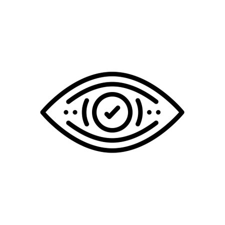Icon for visible, seenのイラスト素材