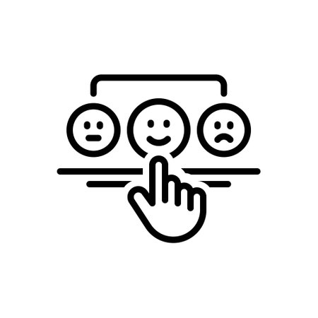 Icon for customer survey, customerのイラスト素材
