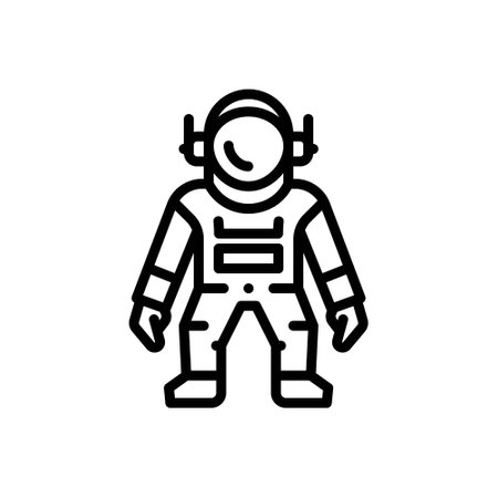 Icon for astronaut, galaxyのイラスト素材