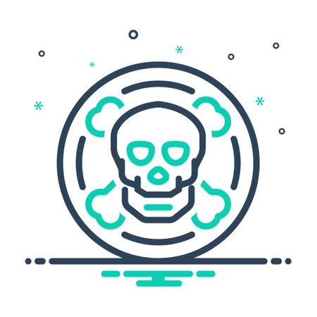 Icon for danger, hazardのイラスト素材