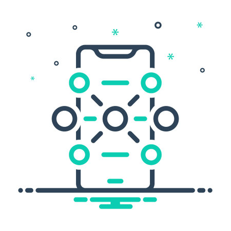 Icon for connect with someone, connectのイラスト素材