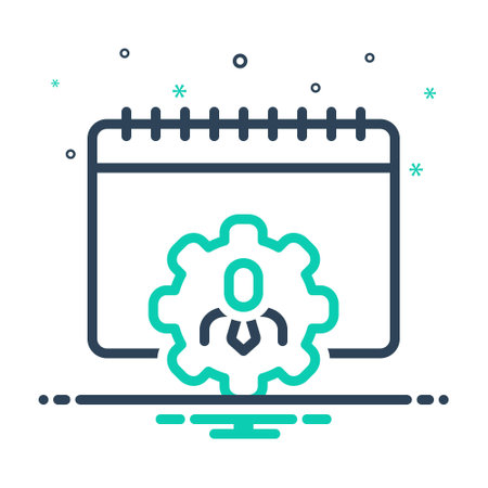 Icon for management, supervisionのイラスト素材