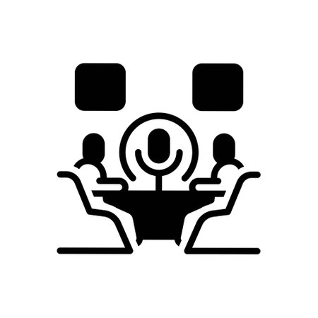 Icon for podcast, consultationのイラスト素材