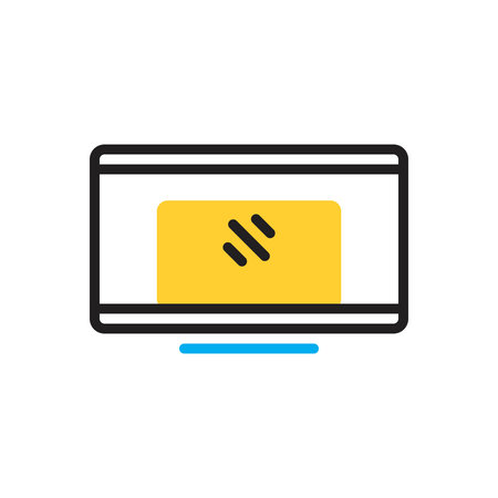 Icon for display,monitorのイラスト素材