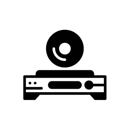 Icon for cd player, electronicのイラスト素材