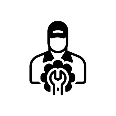Icon for technician, repairのイラスト素材