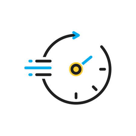 Icon for quickly,soonのイラスト素材