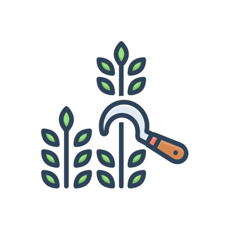 Icon for harvest, reapingのイラスト素材