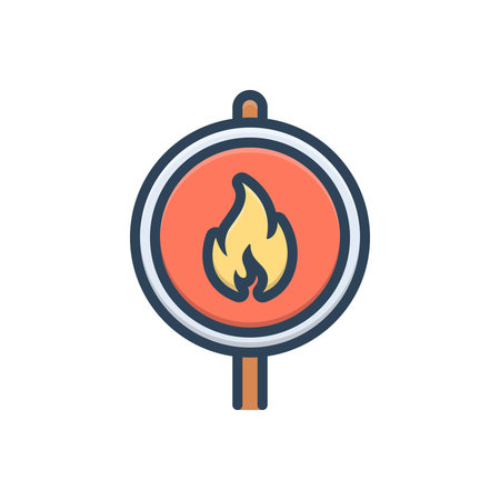 Icon for hazard, dangerのイラスト素材