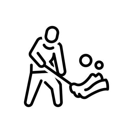 Icon for mopping, wipingのイラスト素材