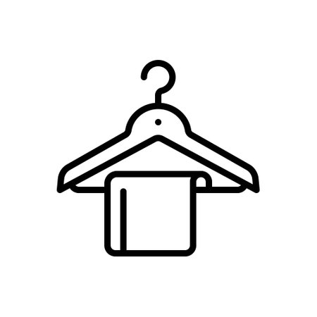 Icon for hanger, coat hookのイラスト素材