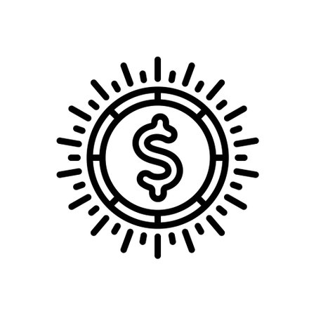 Icon for currency, banknoteのイラスト素材