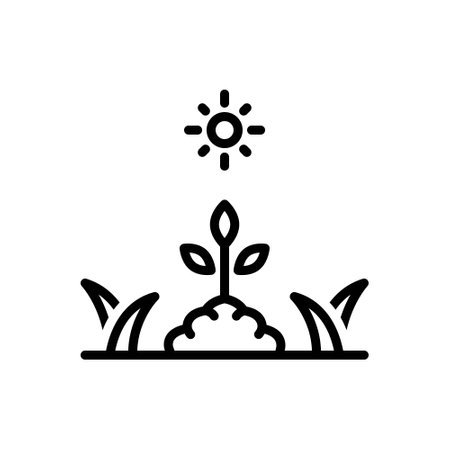 Icon for sprout, germinateのイラスト素材